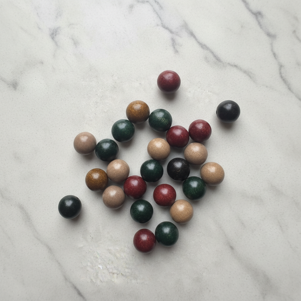 散落珠子大理石